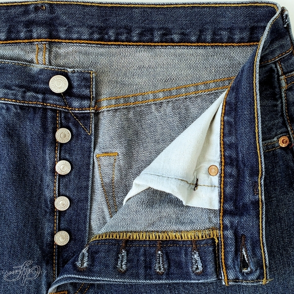 Levi's 501 jeans button fly high waist boyfriend - Picture 4 of 8